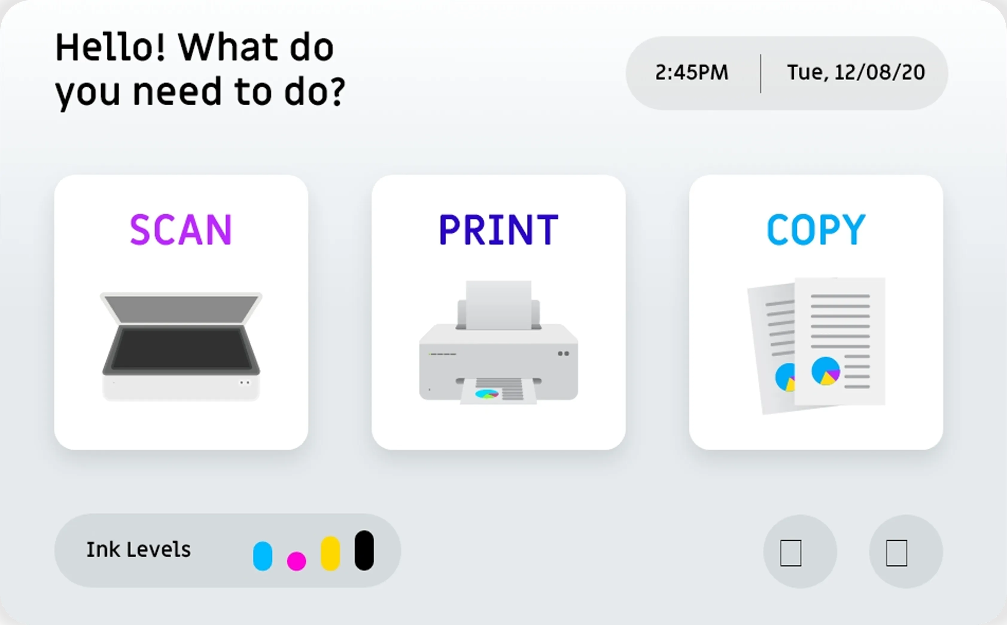 Printer interface made with TotalCross